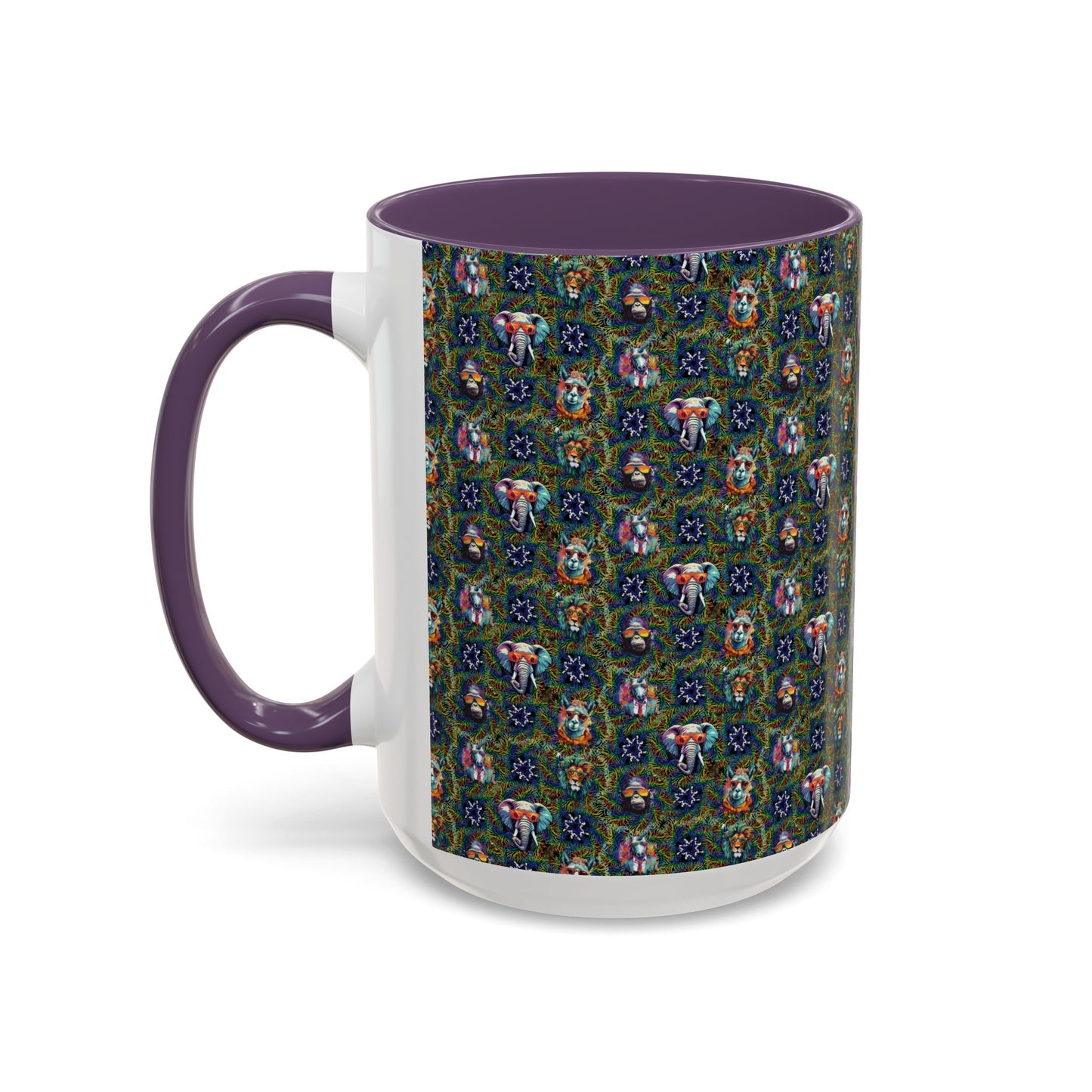 Wild & Cool Creatures Coffee Mug, Tea Cup, 5 Colors, Ceramic, BPA-Free, Gift Mom Dad Teen Kid Friend Coworker Birthday Christmas Cheap Gift