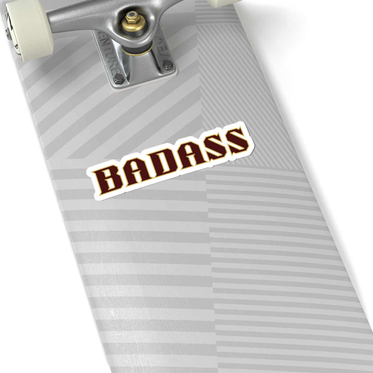 Badass Kiss-Cut Stickers, Cool Laptop Decal, Waterproof Vinyl Sticker, Trendy Phone Sticker, Unique Water Bottle Sticker, Edgy Car Decal