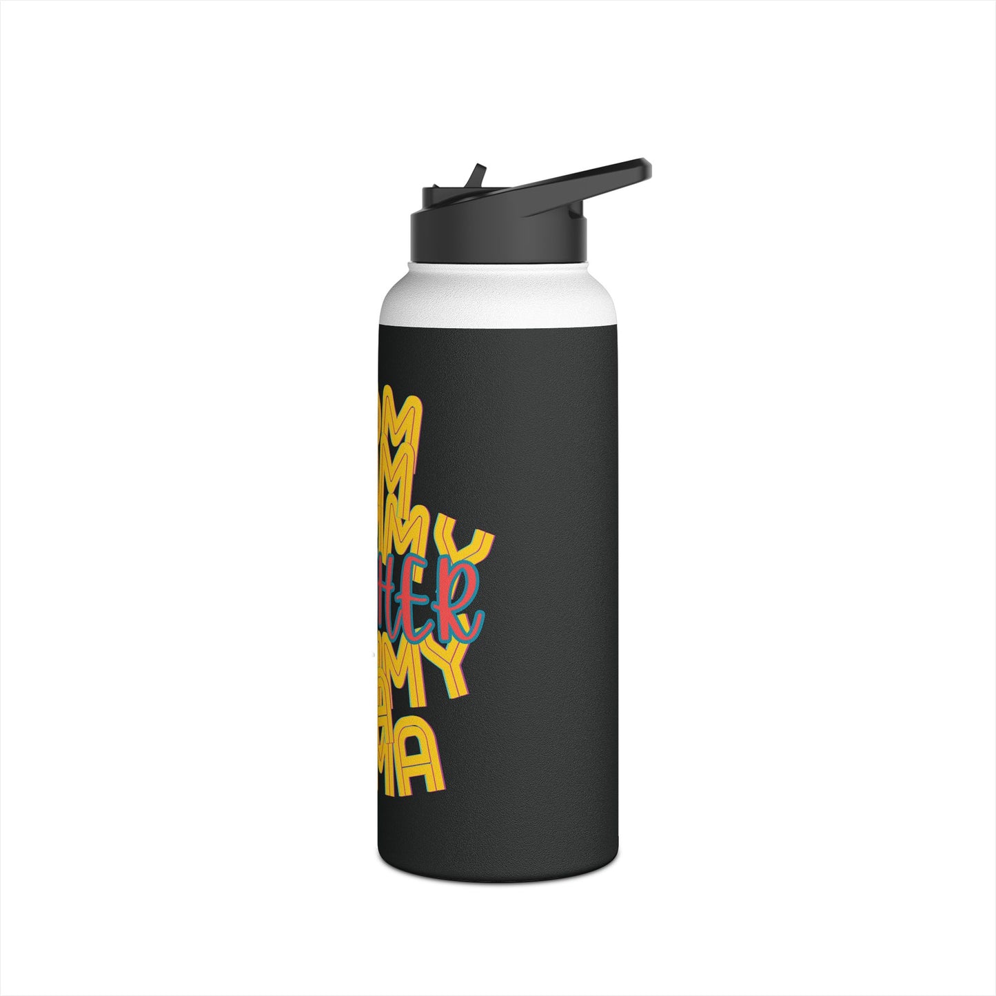 Mother Stainless Steel Water Bottle, Mom Mommy Ma Mam Mama Mummy, Love, Mothers Day, Gifts for Women, Exercise, Eco Friendly, Gender Neutral
