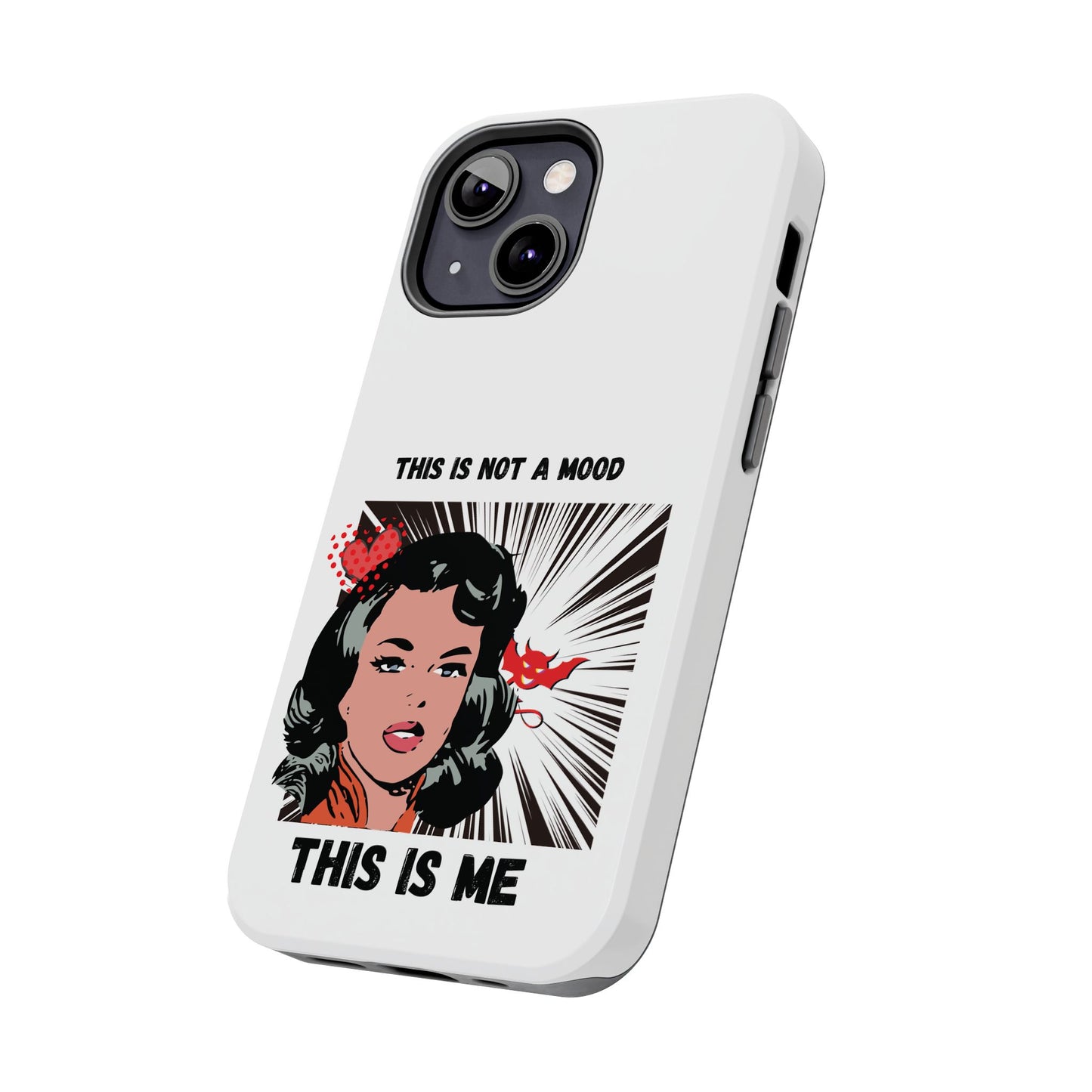 This is Not a Mood Tough Phone Cases, iPhone & Samsung cases, wireless charging, attitude, snarky, fun, gifts for women, gifts for friends