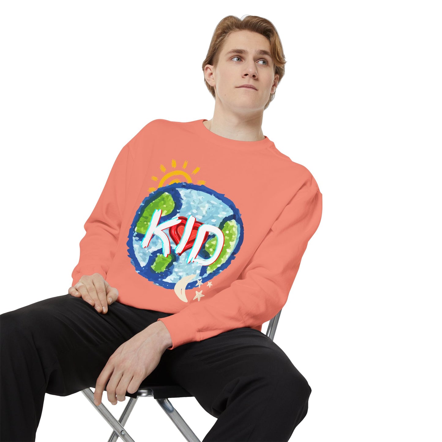 Kid World Graphic Unisex Sweatshirt
