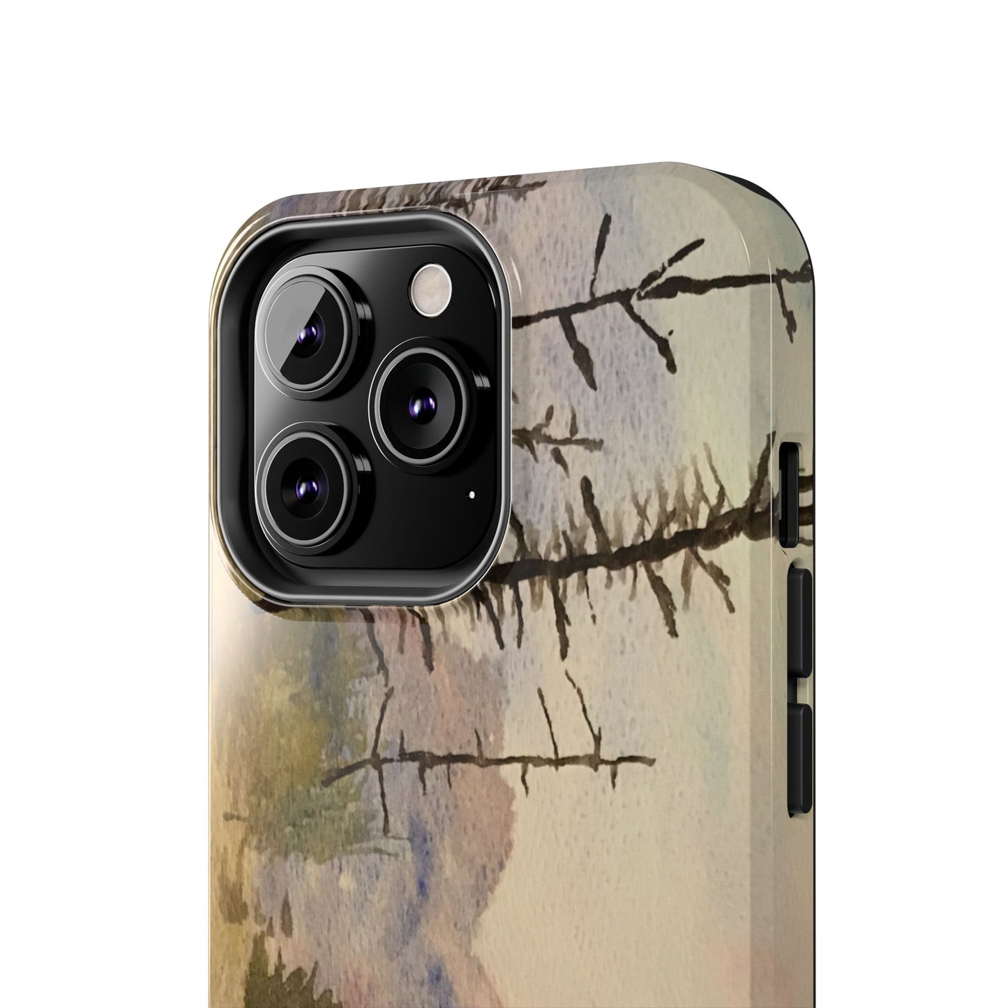Glacier National Park After Fire Tough Phone Cases, iPhone & Samsung cases, wireless charging, mountains, nature, original artwork, gifts