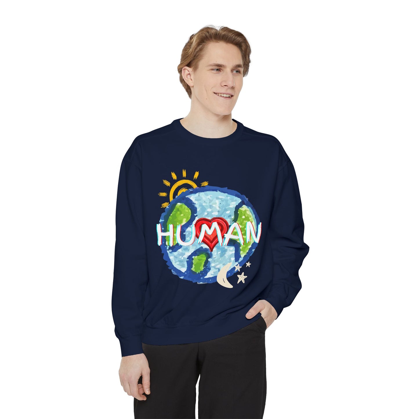 Human World Graphic Unisex Sweatshirt