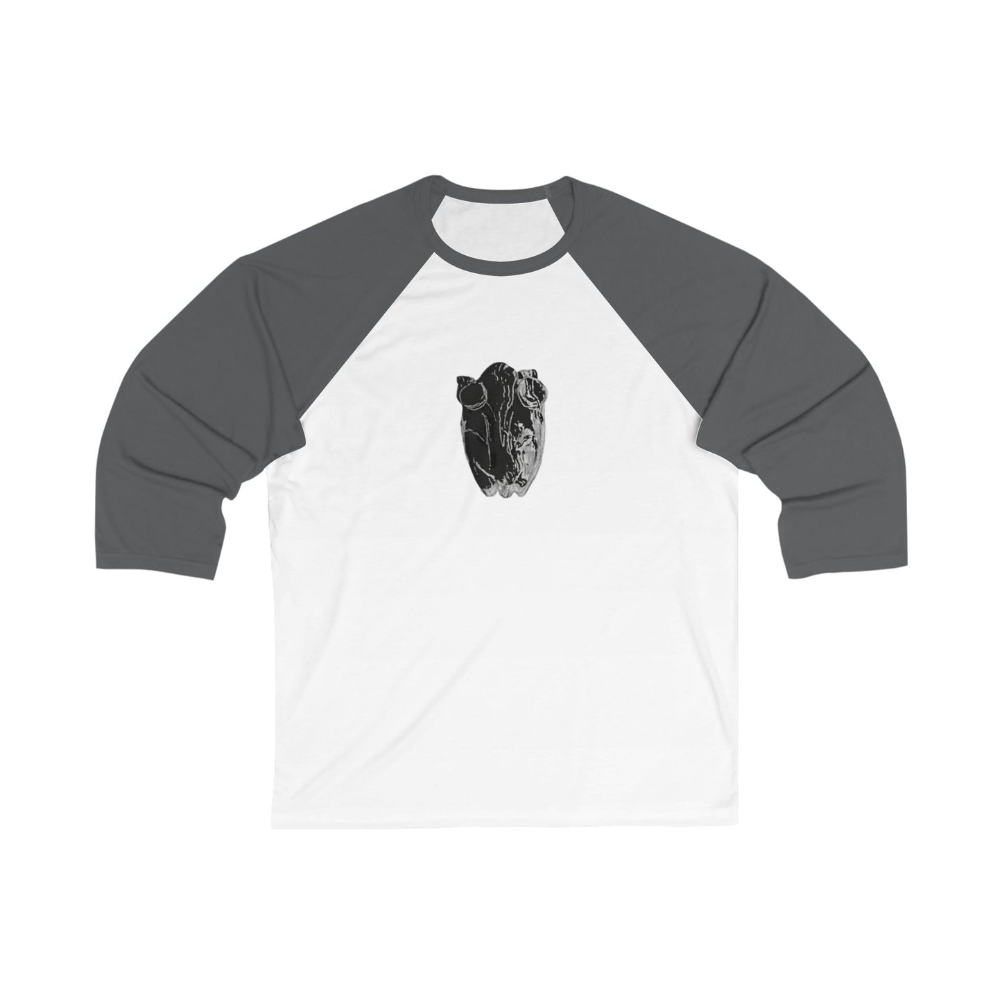 Frog Unisex 3\4 Sleeve Baseball Tee, animals, amphibians, nature, gender neutral, gift, women men teens friends, Christmas, birthday
