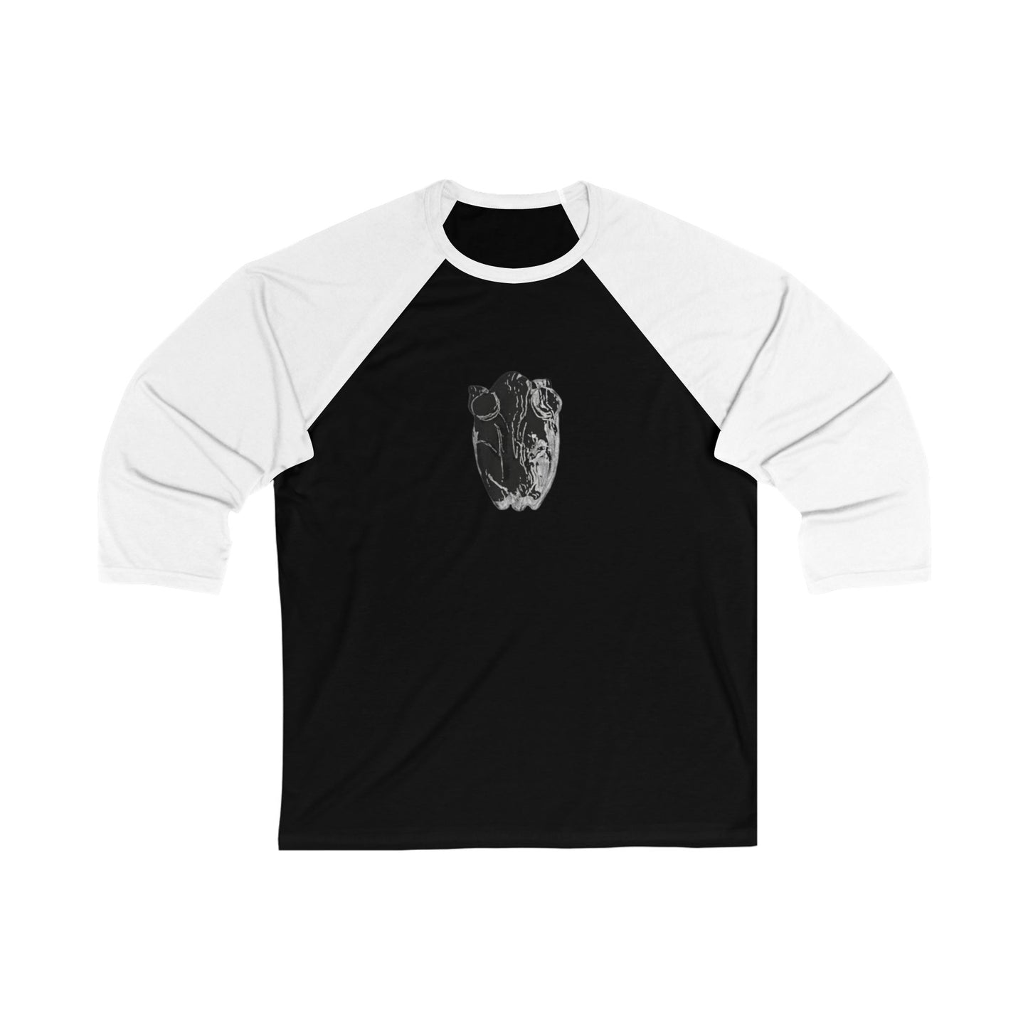 Frog Unisex 3\4 Sleeve Baseball Tee, animals, amphibians, nature, gender neutral, gift, women men teens friends, Christmas, birthday