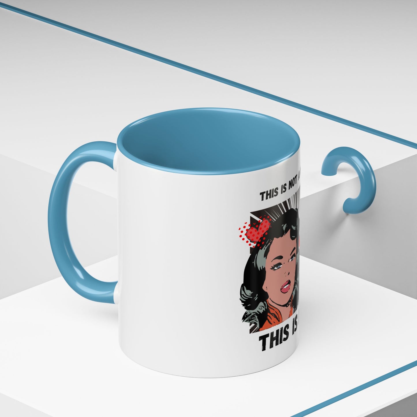 This Is Not A Mood Funny Coffee Mug -Gifts For Women, Friends, Ceramic, BPA-Free