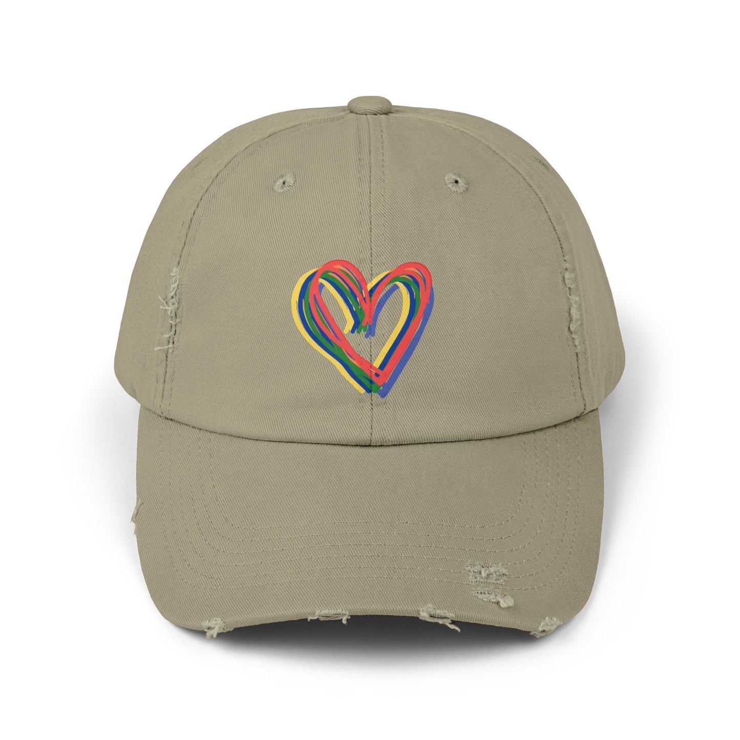 Rainbow Hearts Cap