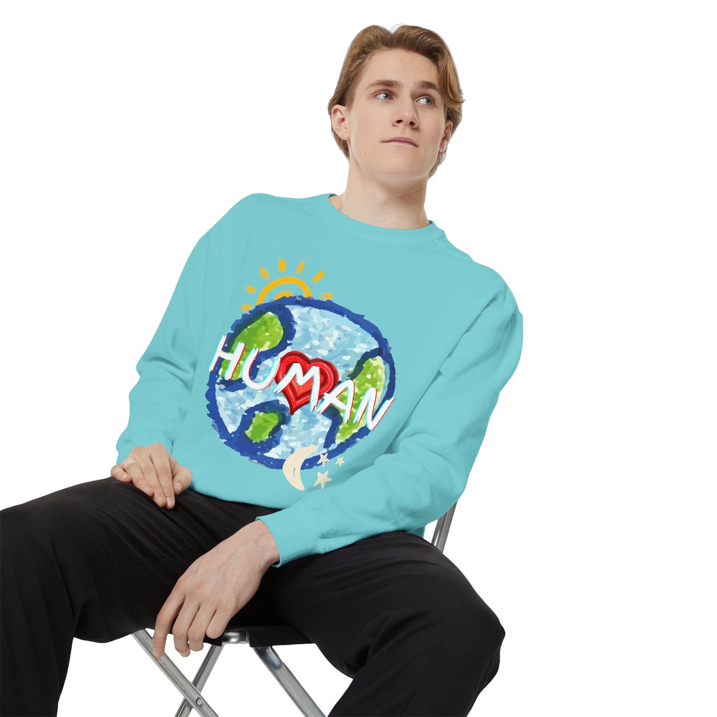 Human World Graphic Unisex Sweatshirt
