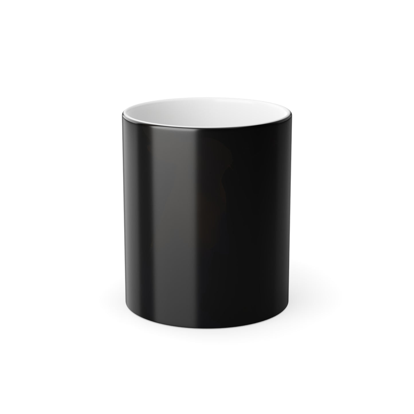 Rabbit Moon Black Color Morphing Mug