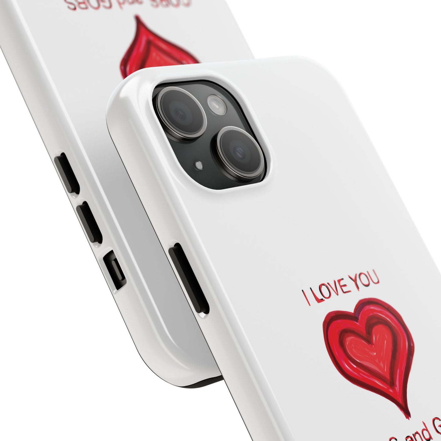 Heartfelt I Love You Gobs and Gobs Tough Phone Cases, iPhone & Samsung Cases, Wireless Charging, Gender Neutral Gifts, Valentines, Christmas