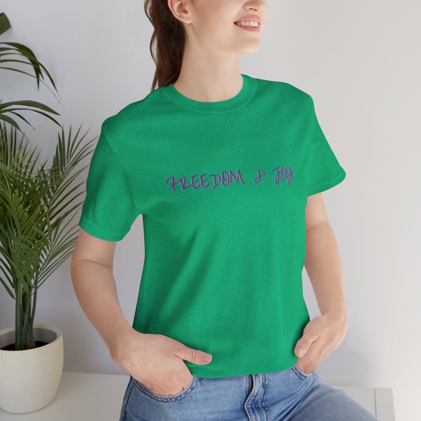 Freedom & Joy Unisex Tee - America Pride Equality Love Election Gift