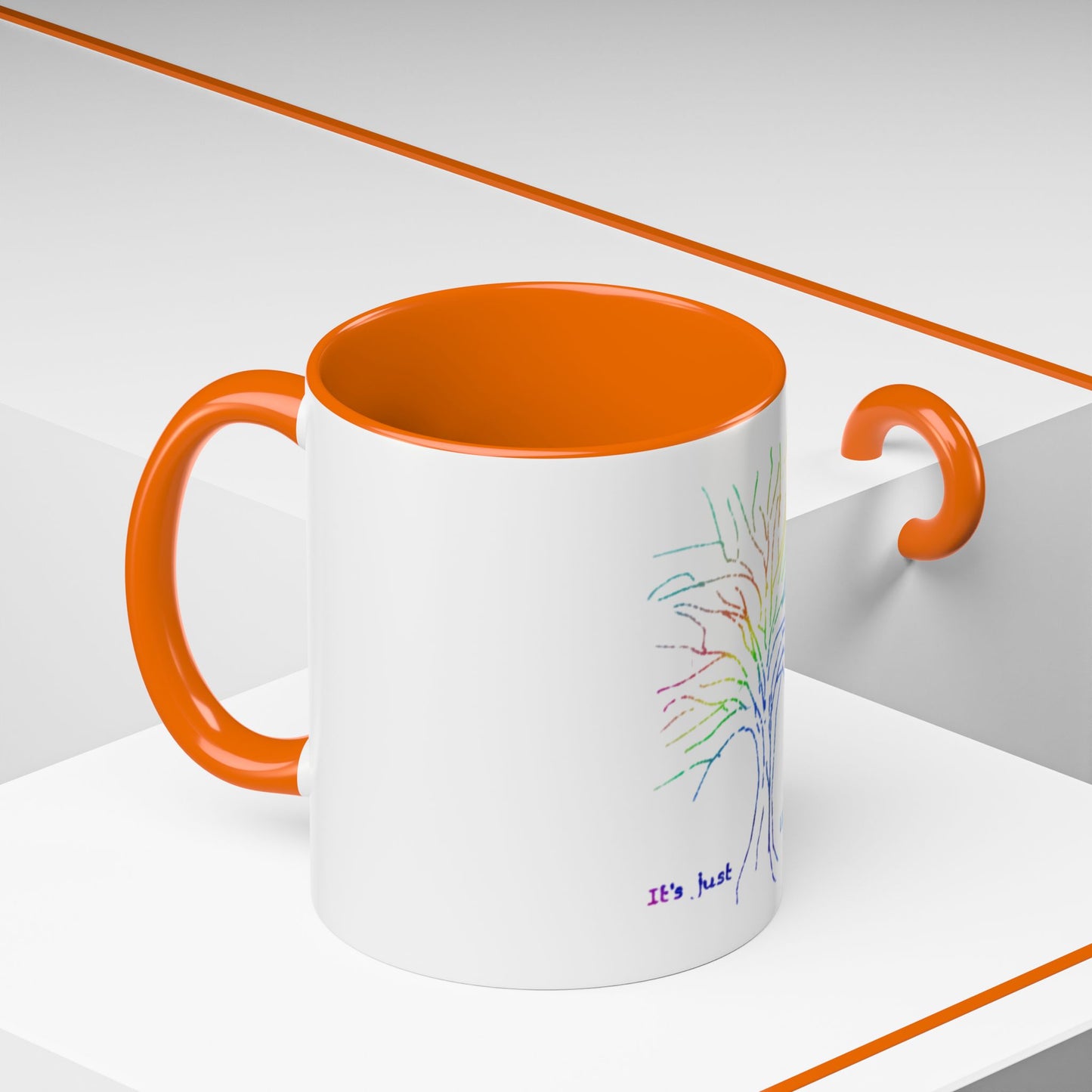 Rainbow Tree Coffee Mug, It’s Just Life