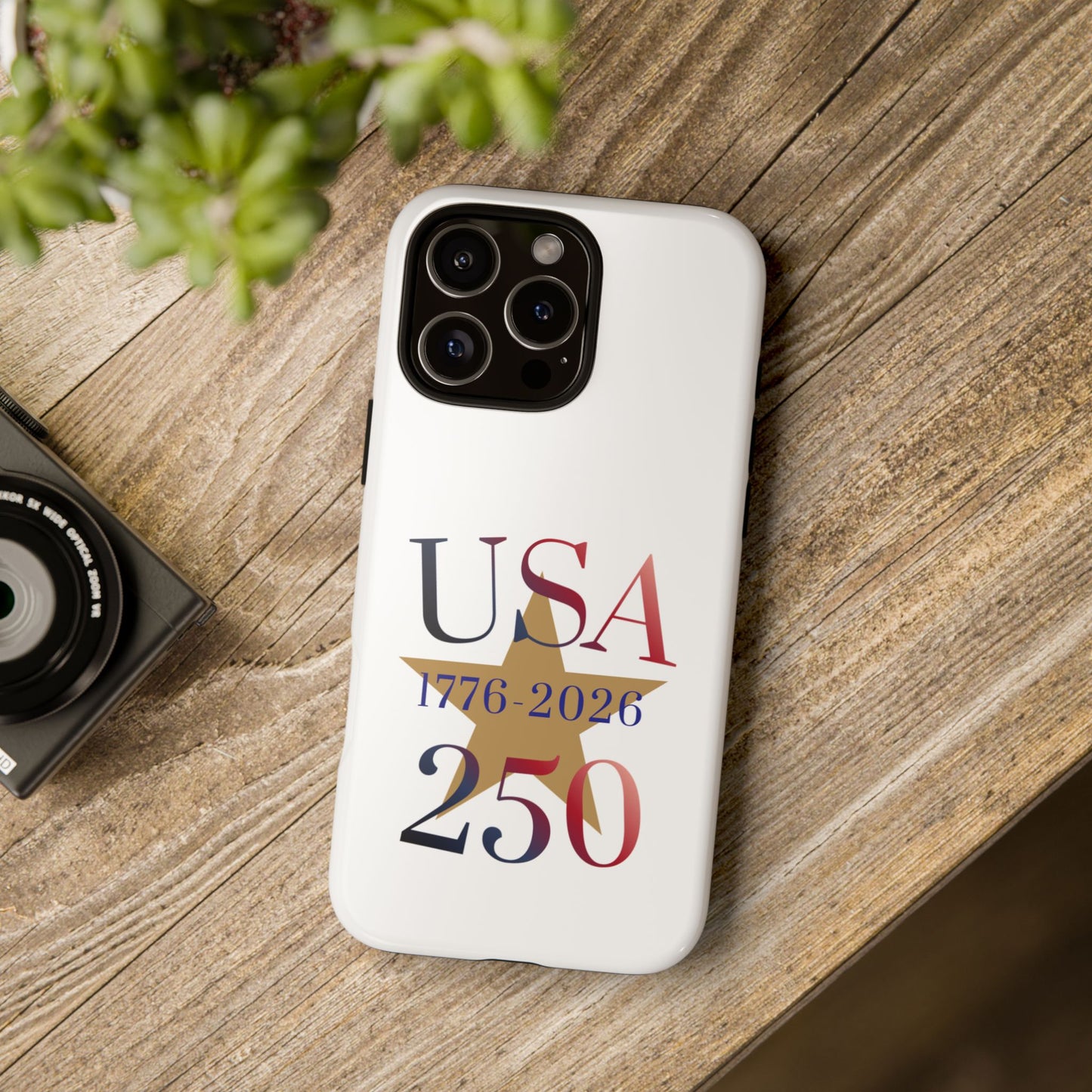 USA 250 Phone Case — 1776–2026 Bicentennial Celebration Protective Case