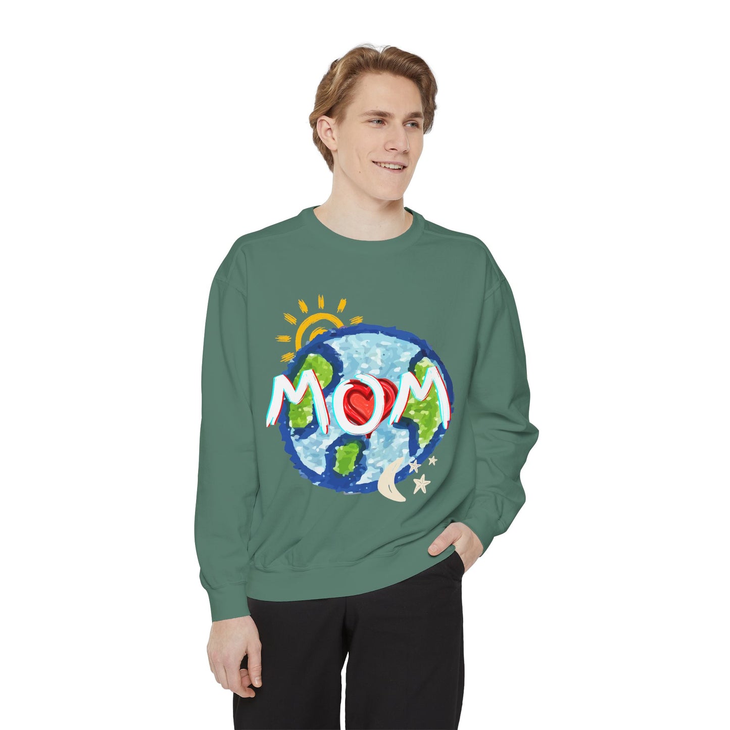 Mom’s World Graphic Unisex Sweatshirt for Mother’s Day