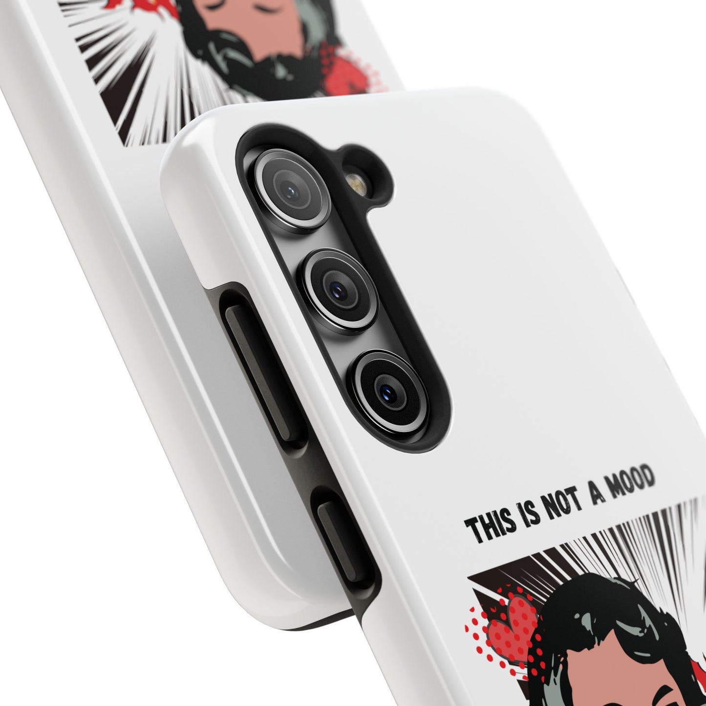 This is Not a Mood Tough Phone Cases, iPhone & Samsung cases, wireless charging, attitude, snarky, fun, gifts for women, gifts for friends