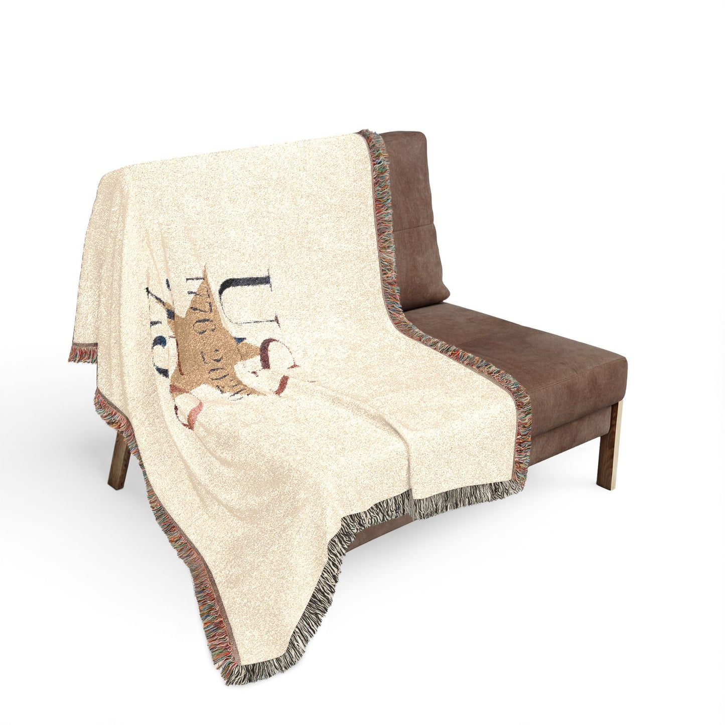 USA 250 Anniversary Woven Blanket — Commemorative Patriotic Throw