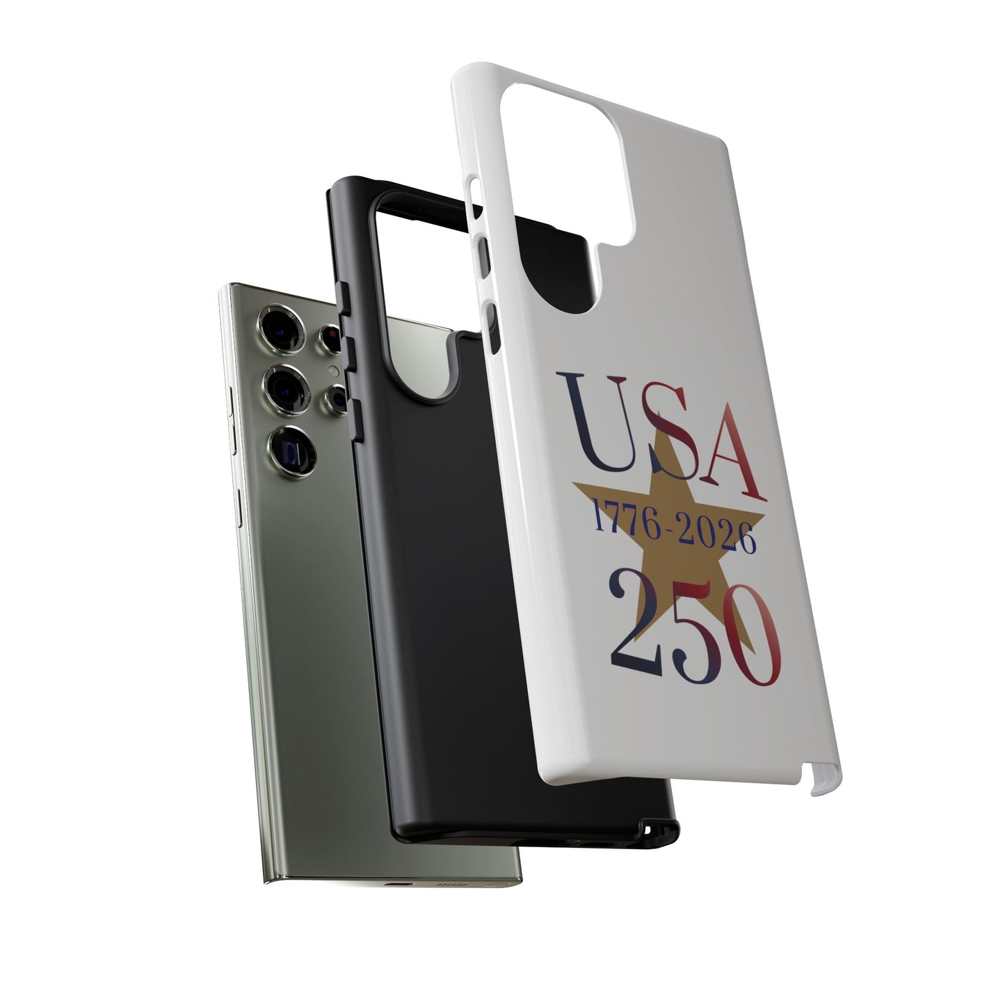 USA 250 Phone Case — 1776–2026 Bicentennial Celebration Protective Case