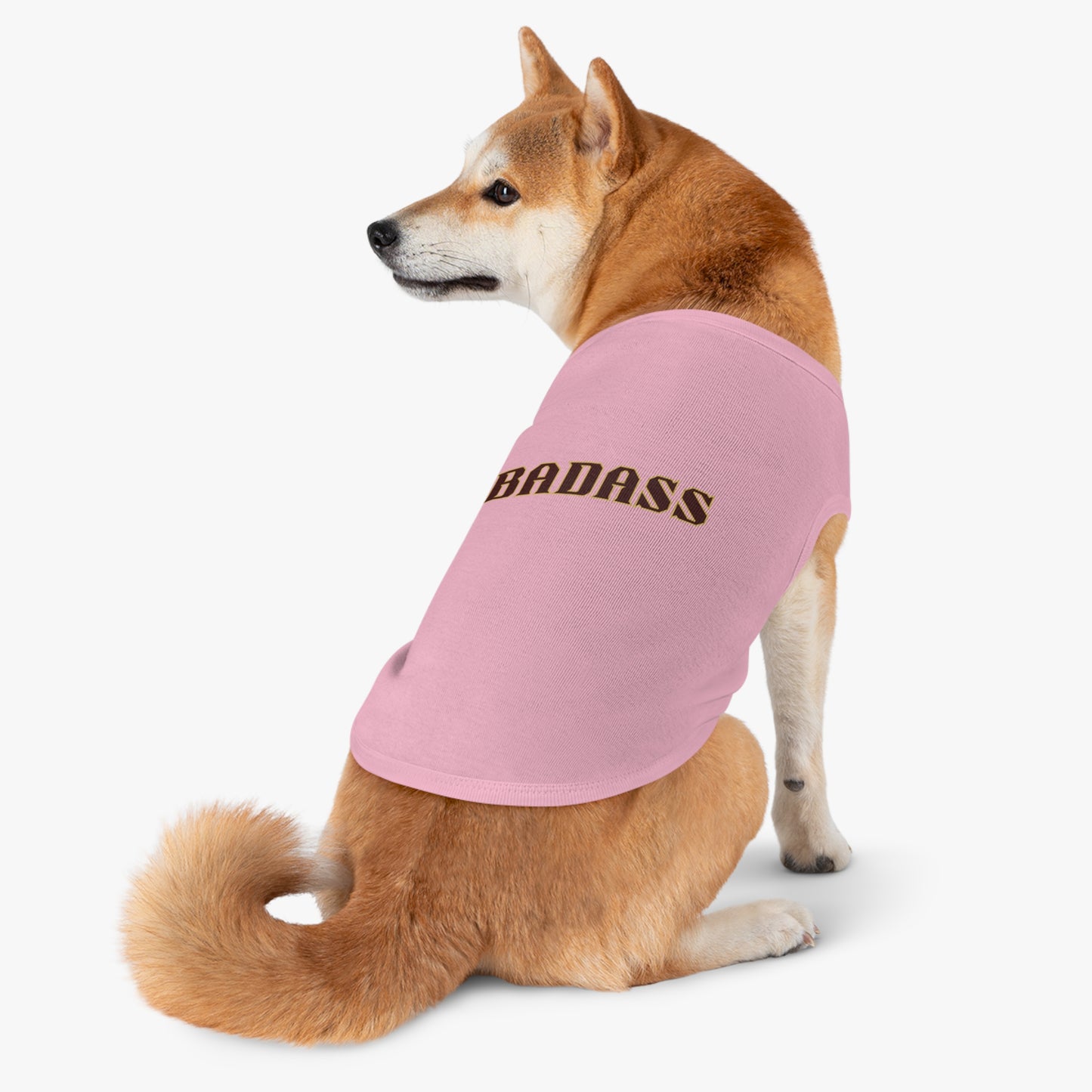 Badass Pet Tank Top, funny, snarky, attitude, bold, dog clothes, gifts, pet fashions, furry friends, cotton, dog shirts, cat shirts