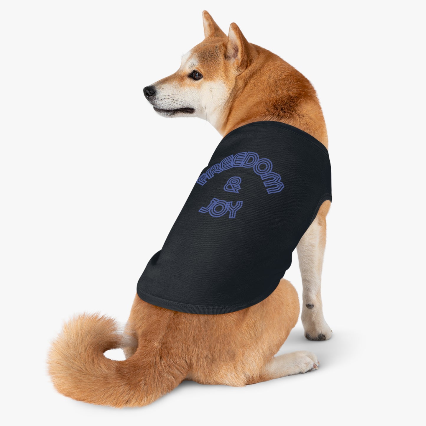Freedom & Joy Pet Tank Top, love, happy, America, dog clothes, gifts, pet fashions, furry friends, cotton, dog shirts, cat shirts