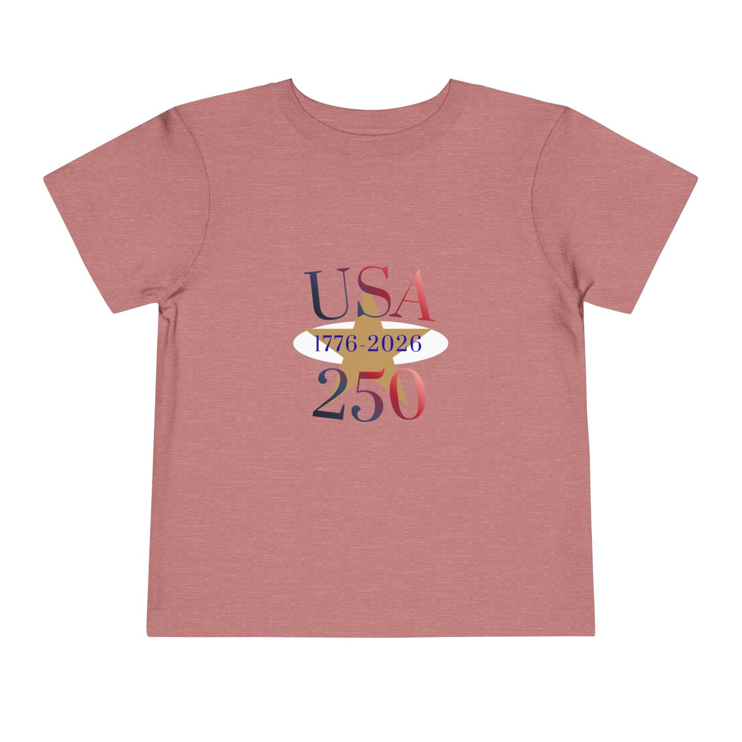 Toddler Tee - USA 250 1776-2026 Patriotic Independence Day Shirt