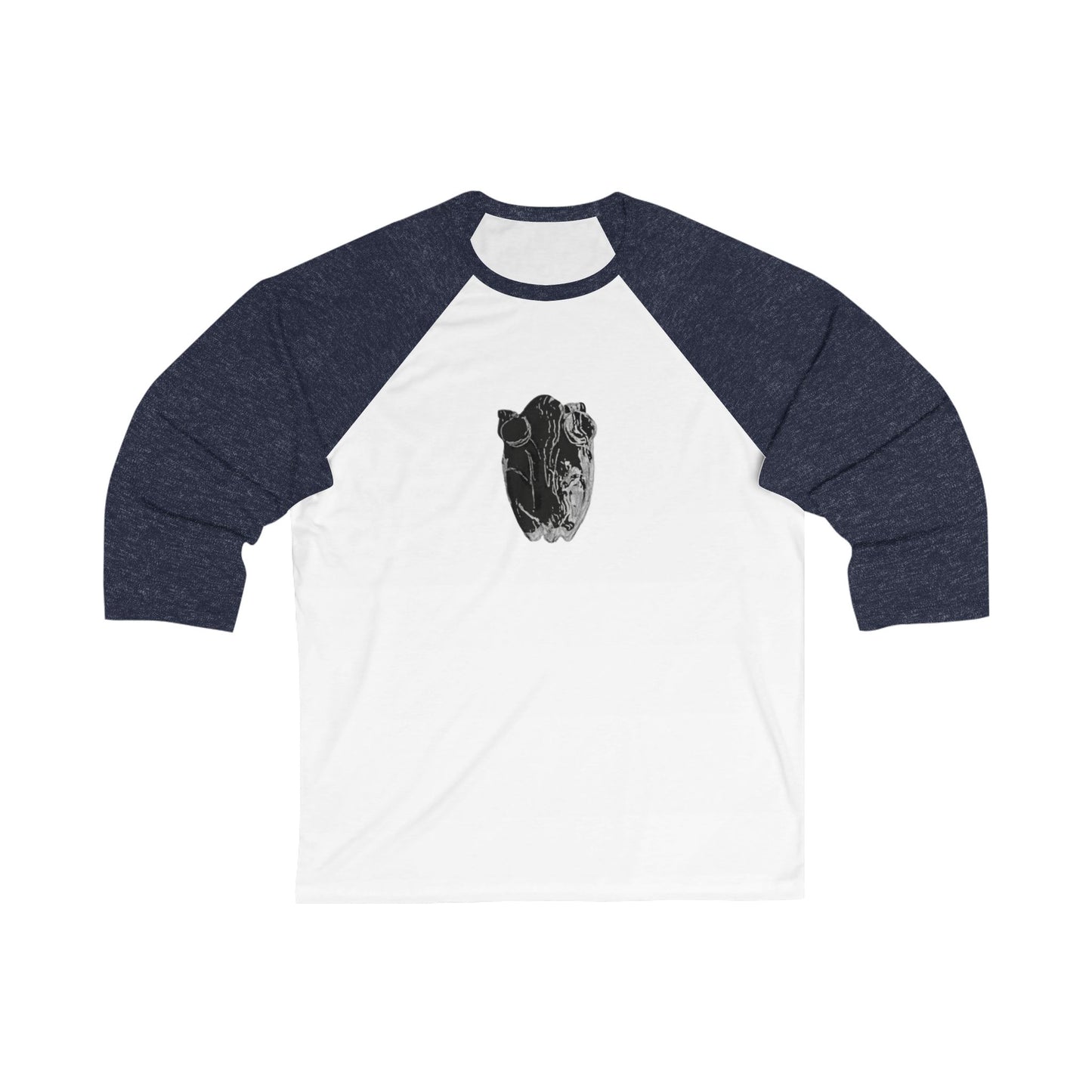 Frog Unisex 3\4 Sleeve Baseball Tee, animals, amphibians, nature, gender neutral, gift, women men teens friends, Christmas, birthday