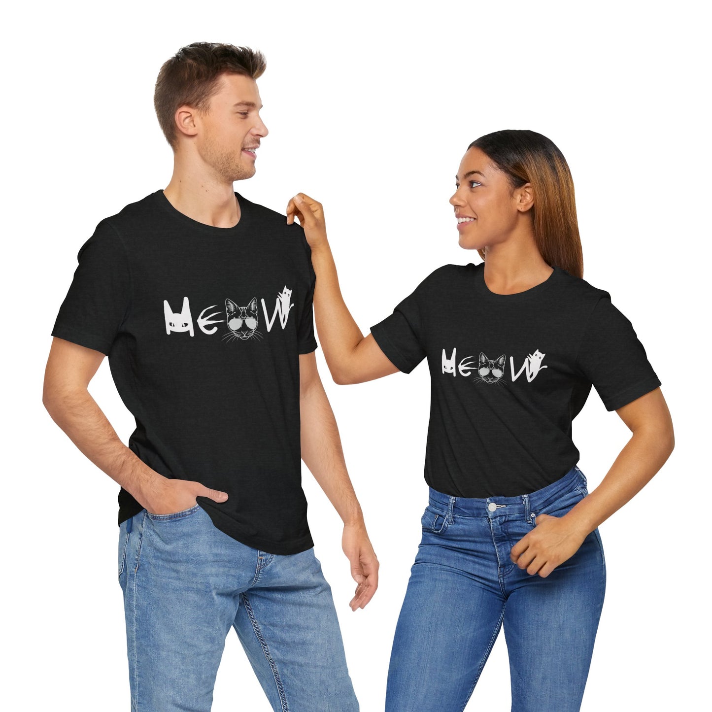 Meow Unisex Tee - Cats, Sassy, Fun Shirt for Halloween or Election Gift