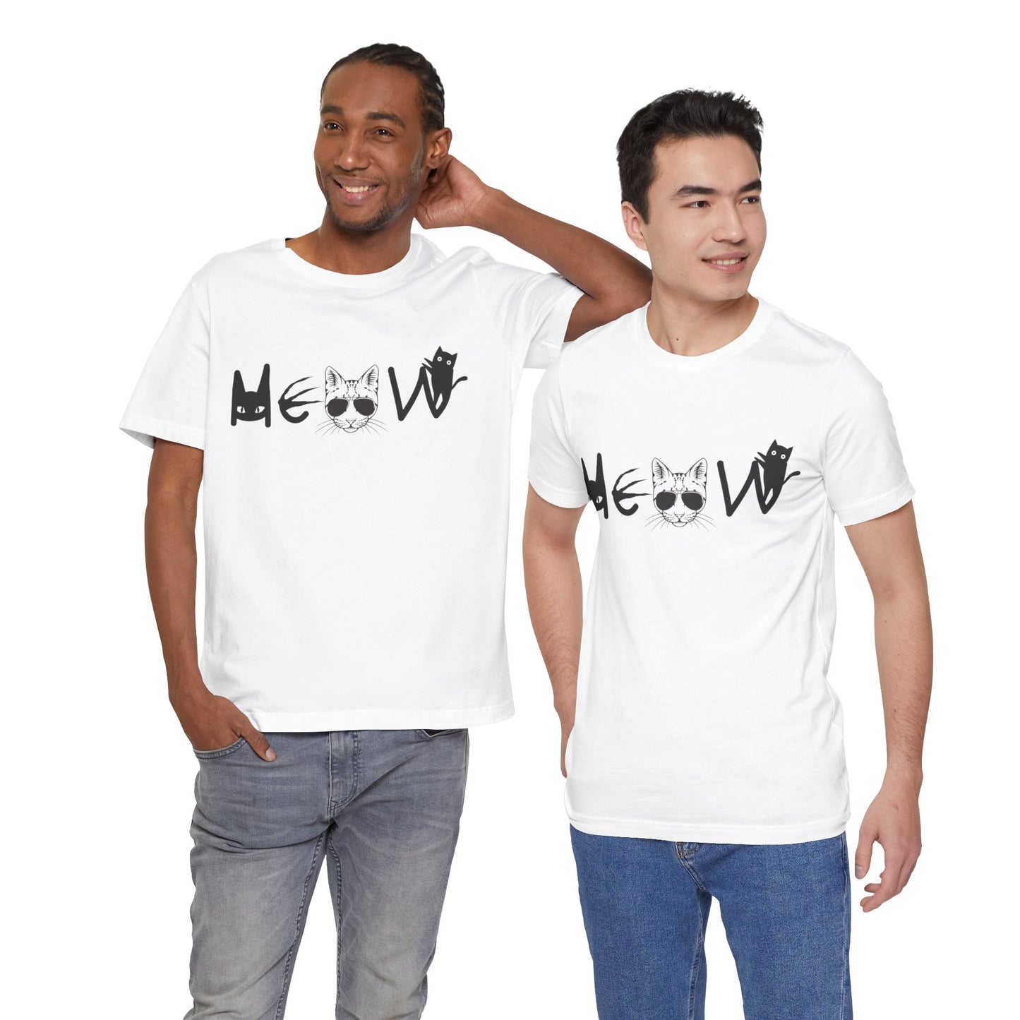 Meow Unisex Tee - Cats, Sassy, Fun Shirt for Halloween or Election Gift