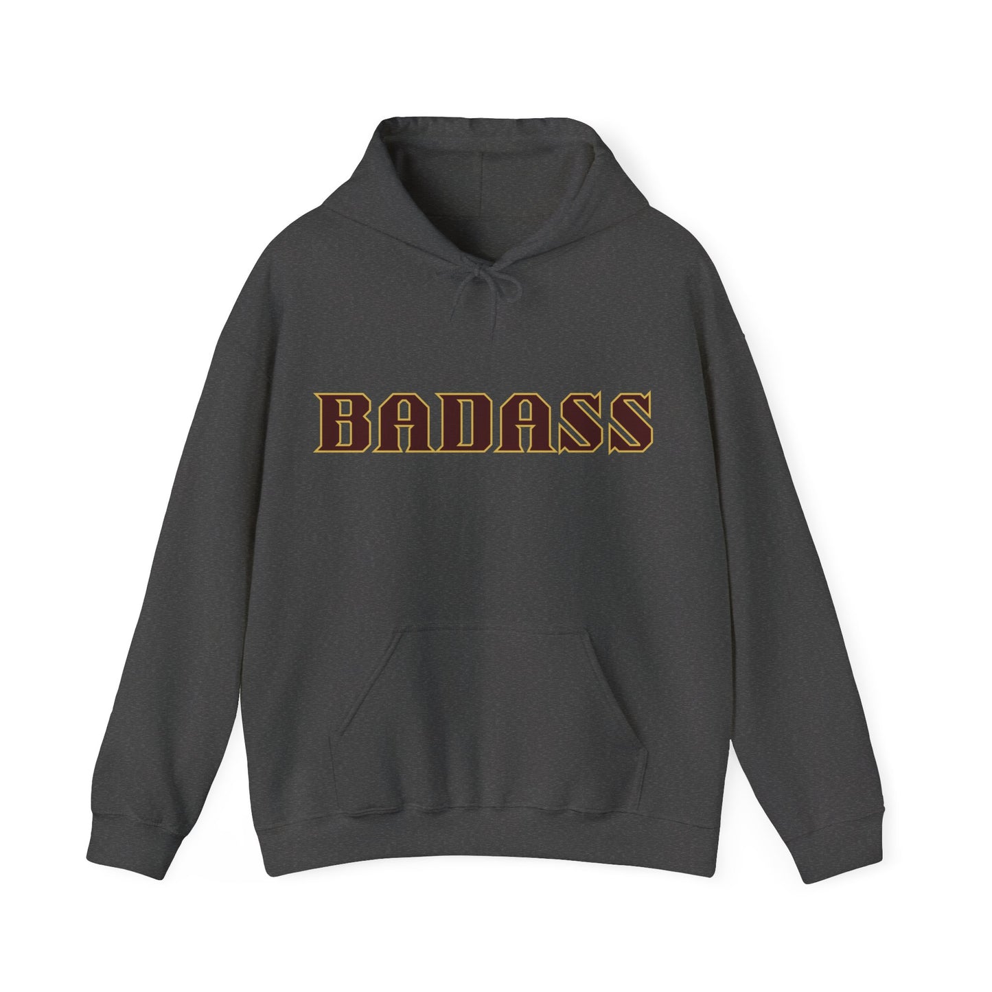 Badass Unisex Heavy Blend™ Hooded Sweatshirt, funny, strong, hoodies, gifts for friends, gender neutral, personality, attitude, warm, soft