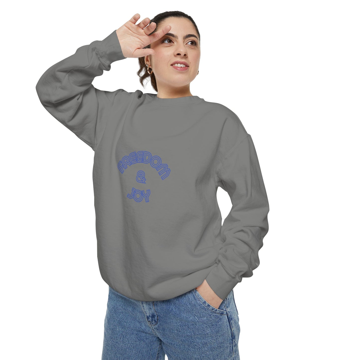 Freedom & Joy Unisex Sweatshirt - America Equality Love Election Gift Comfy