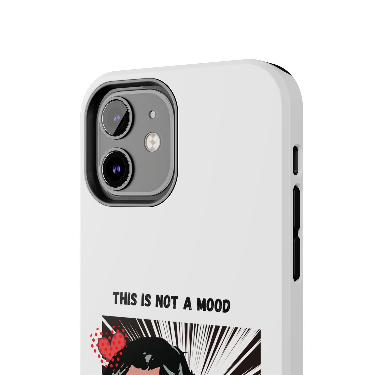 This is Not a Mood Tough Phone Cases, iPhone & Samsung cases, wireless charging, attitude, snarky, fun, gifts for women, gifts for friends