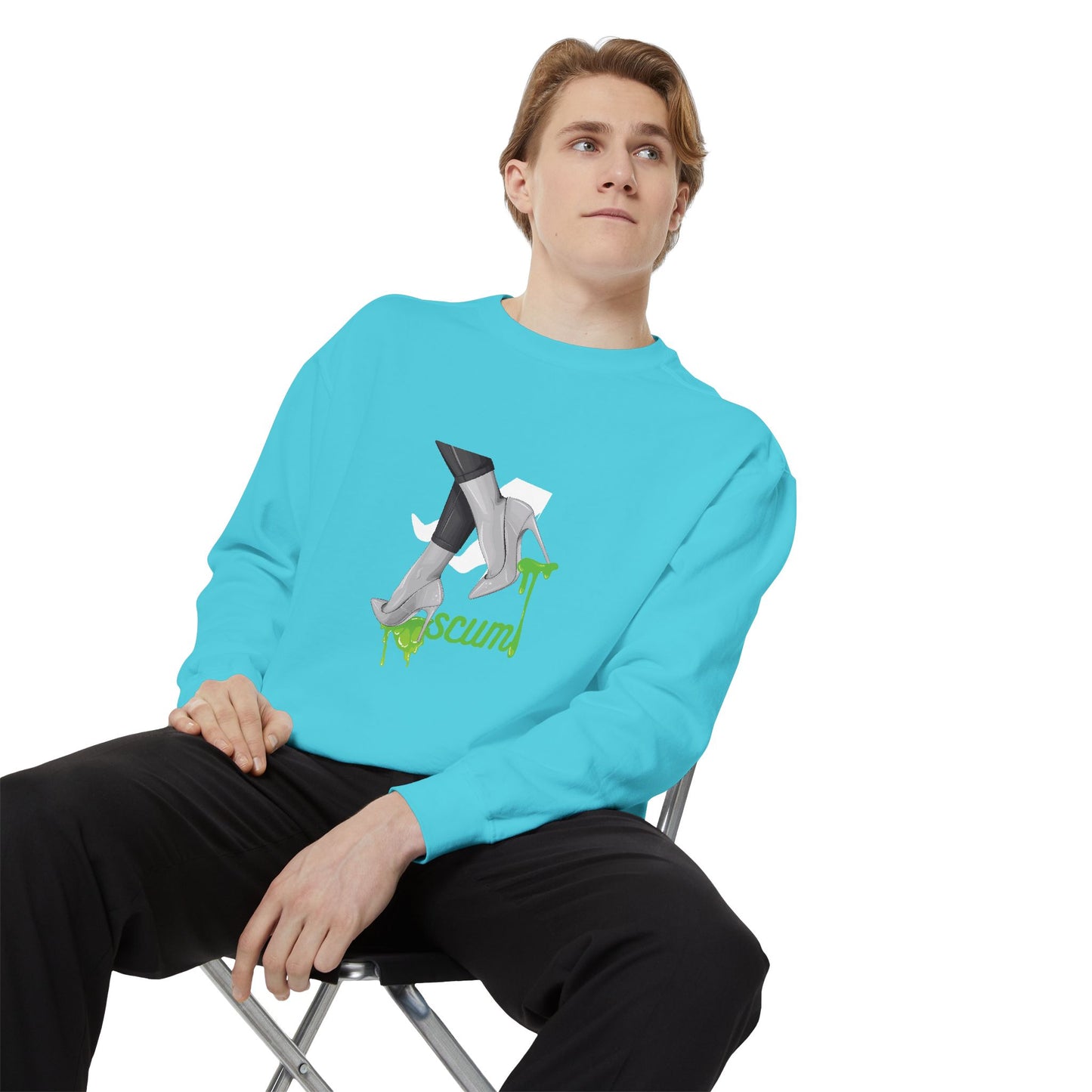 High Heels Dripping Scum Unisex Sweatshirt