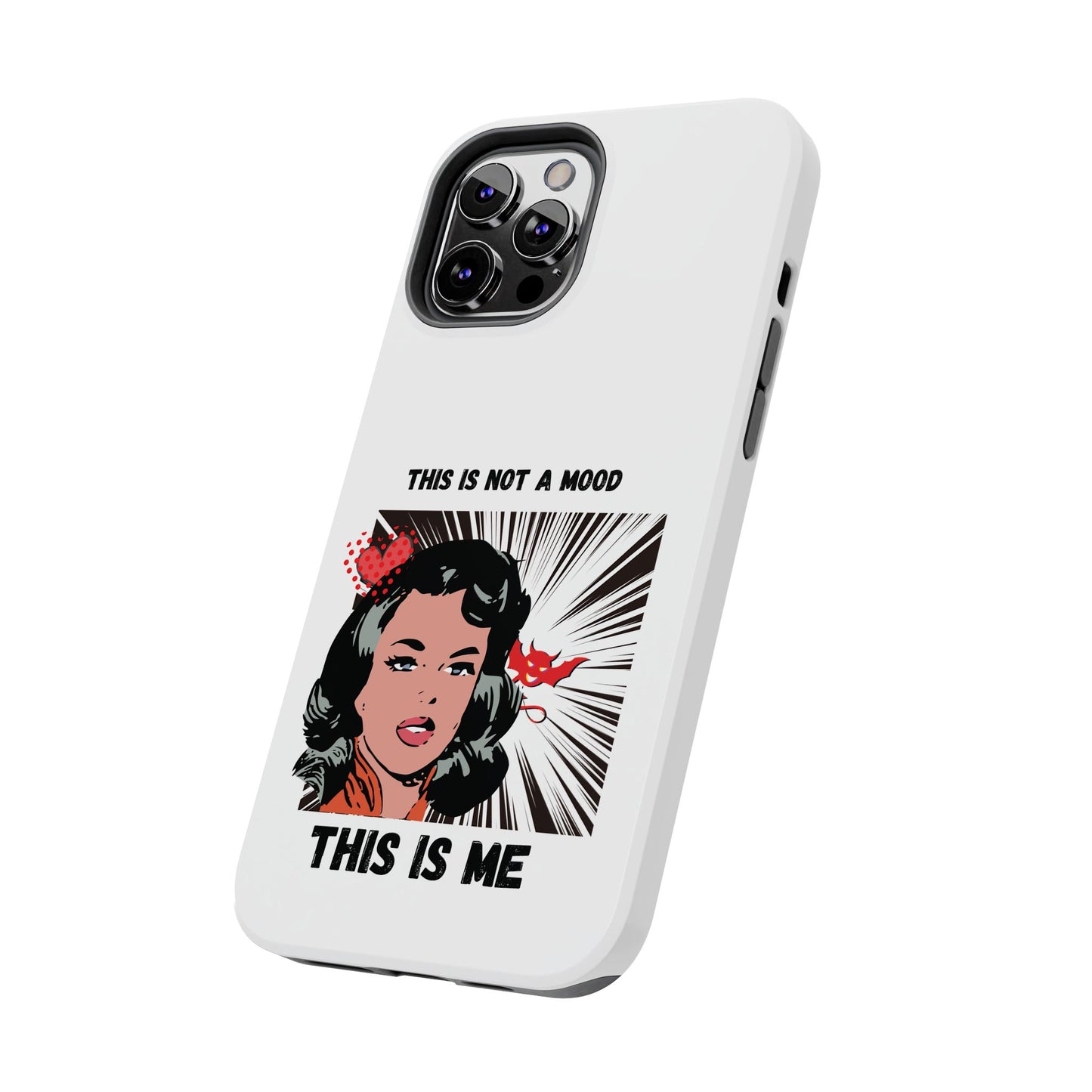 This is Not a Mood Tough Phone Cases, iPhone & Samsung cases, wireless charging, attitude, snarky, fun, gifts for women, gifts for friends