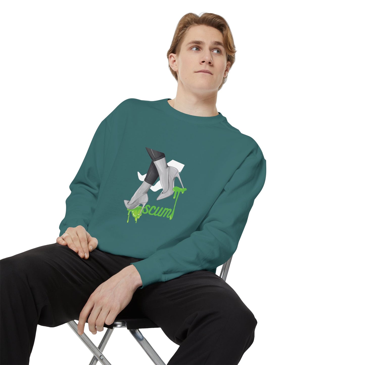 High Heels Dripping Scum Unisex Sweatshirt
