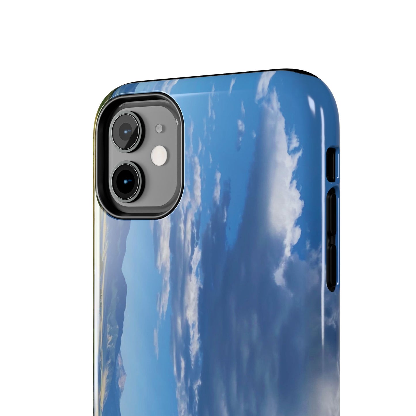 Western Clouds and Mountains Tough Phone Cases, iPhone & Samsung cases, wireless charging, sky, nature, landscape, original photo, gifts