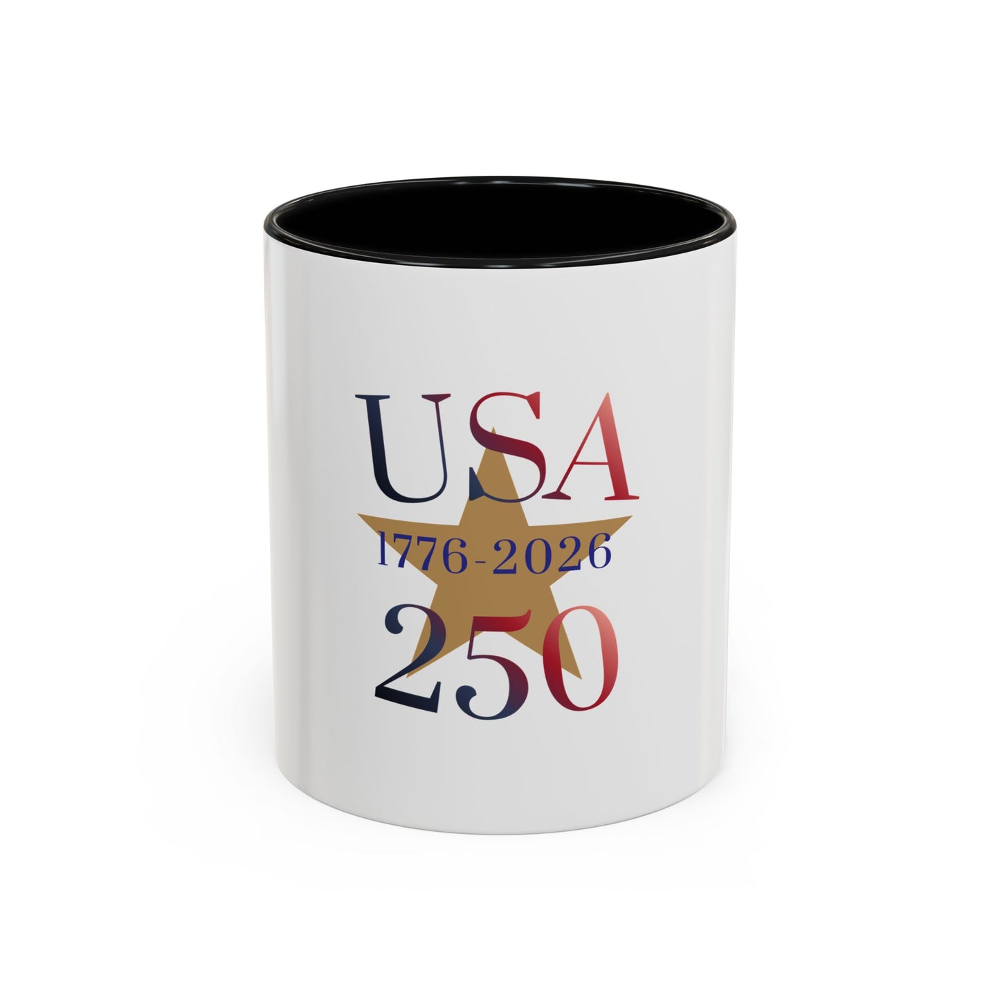 USA 250th Anniversary 1776 Accent Coffee Mug (11/15 oz)