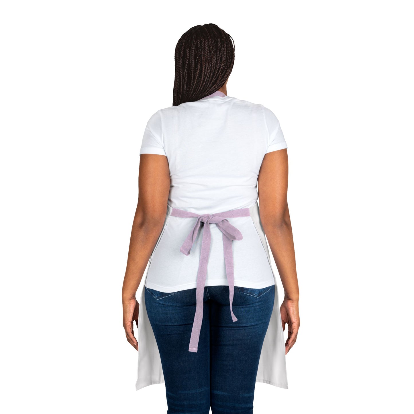 Boogie White Unisex Chefs Apron