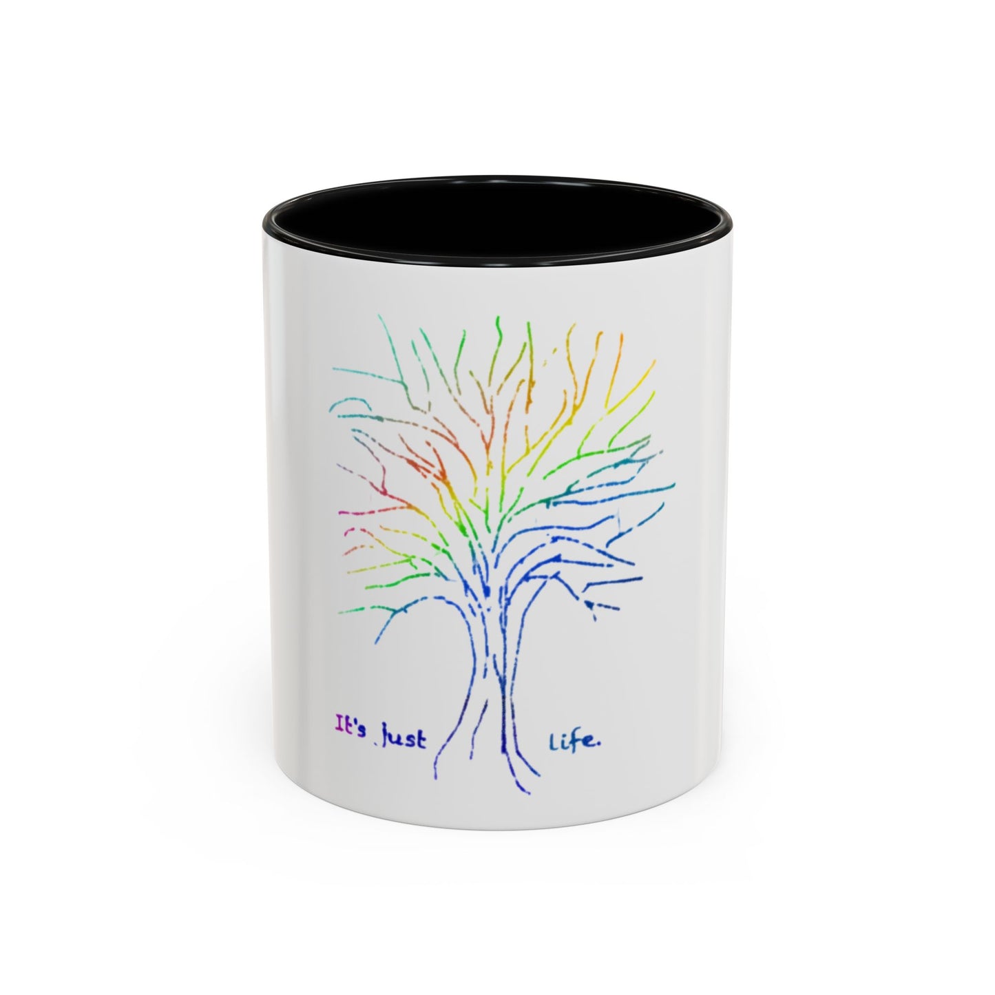 Rainbow Tree Coffee Mug, It’s Just Life