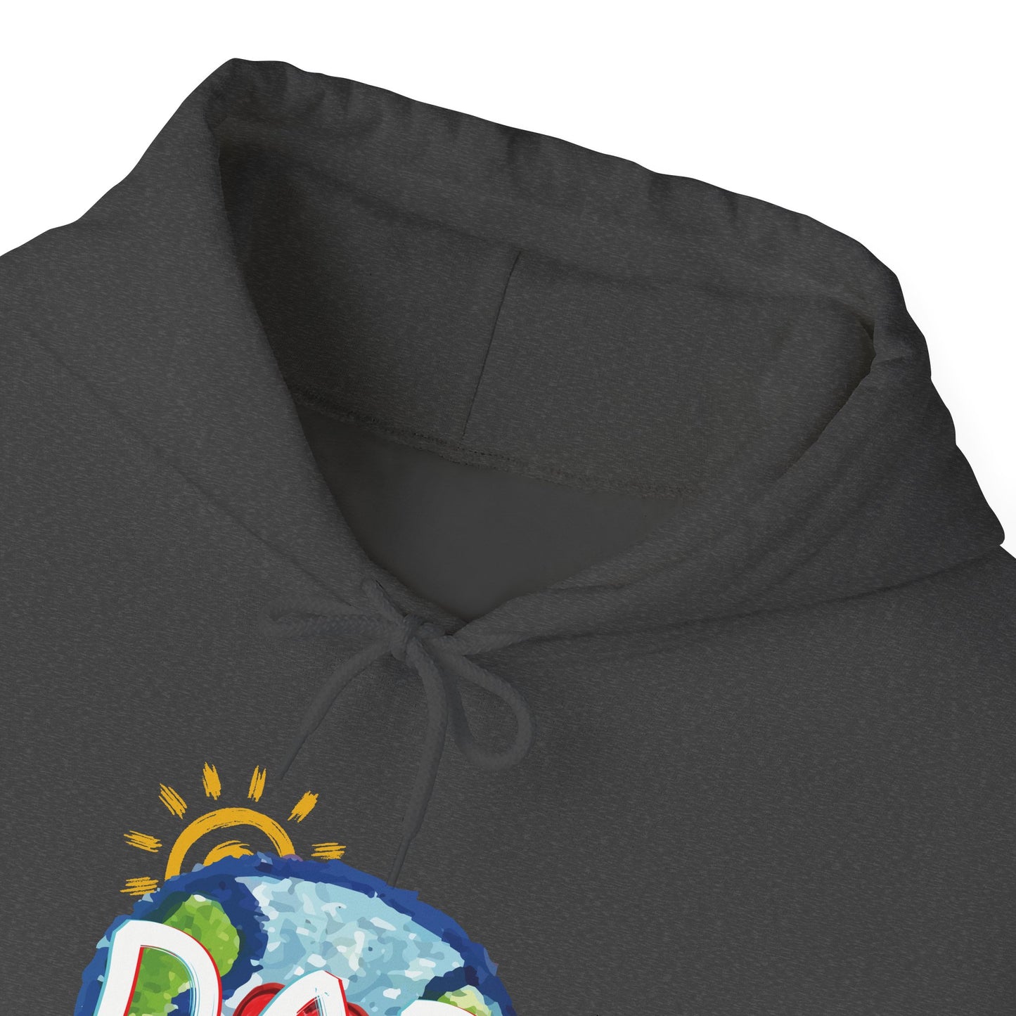 DAD Hooded Sweatshirt - Whole World Sun Moon & Stars Heart Love Fathers Day Gift for Men