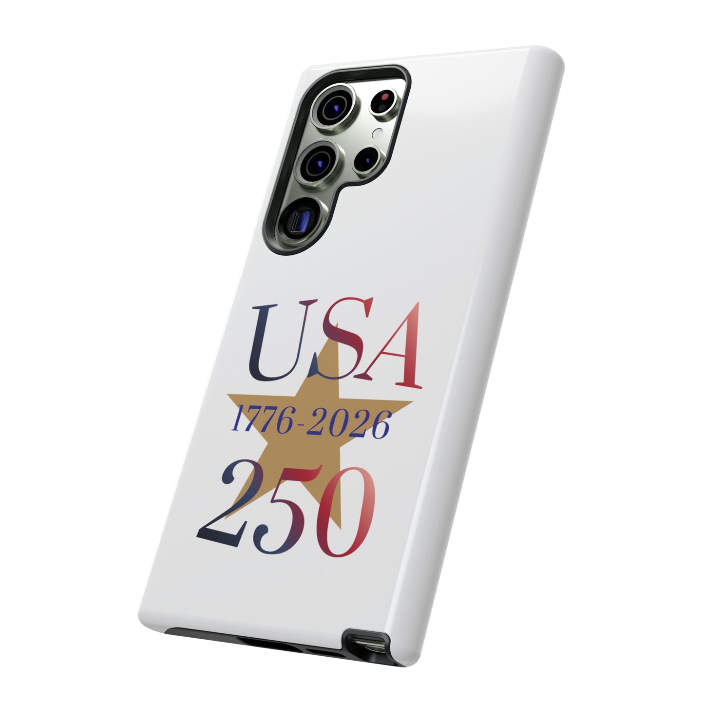 USA 250 Phone Case — 1776–2026 Bicentennial Celebration Protective Case