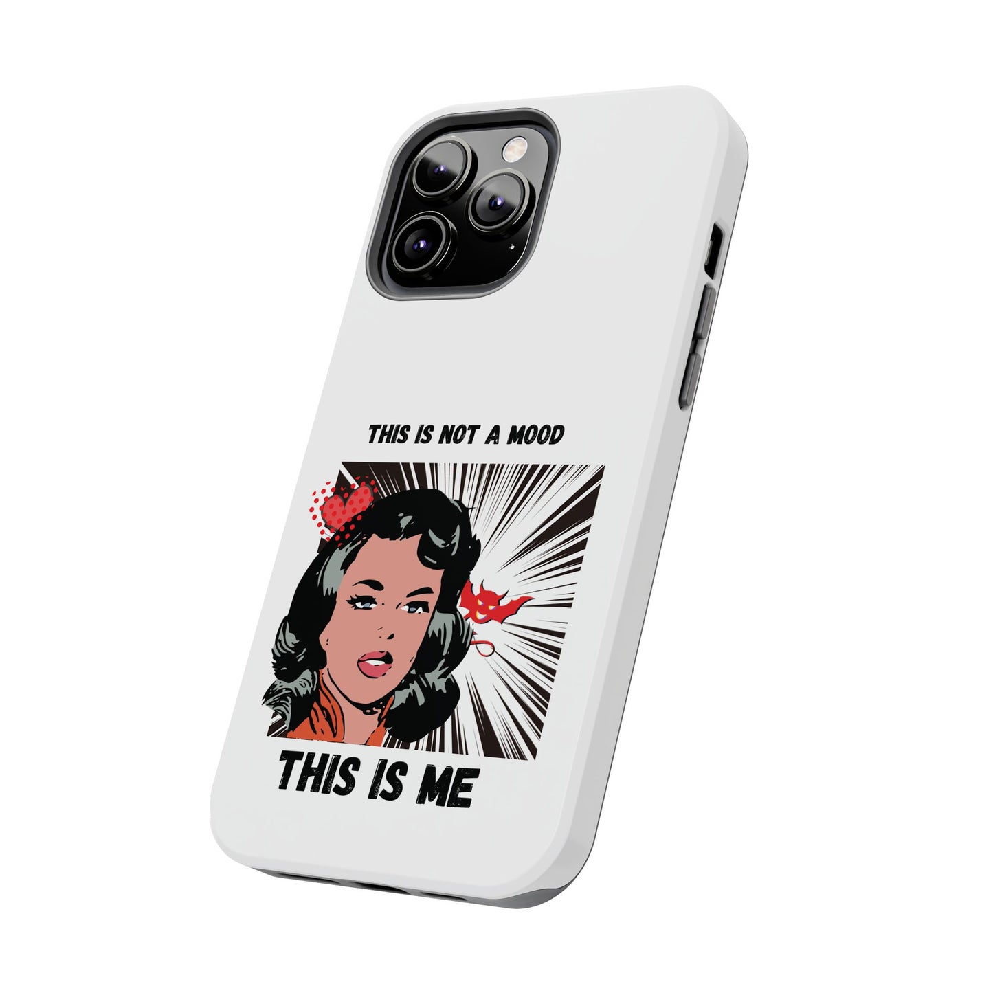 This is Not a Mood Tough Phone Cases, iPhone & Samsung cases, wireless charging, attitude, snarky, fun, gifts for women, gifts for friends