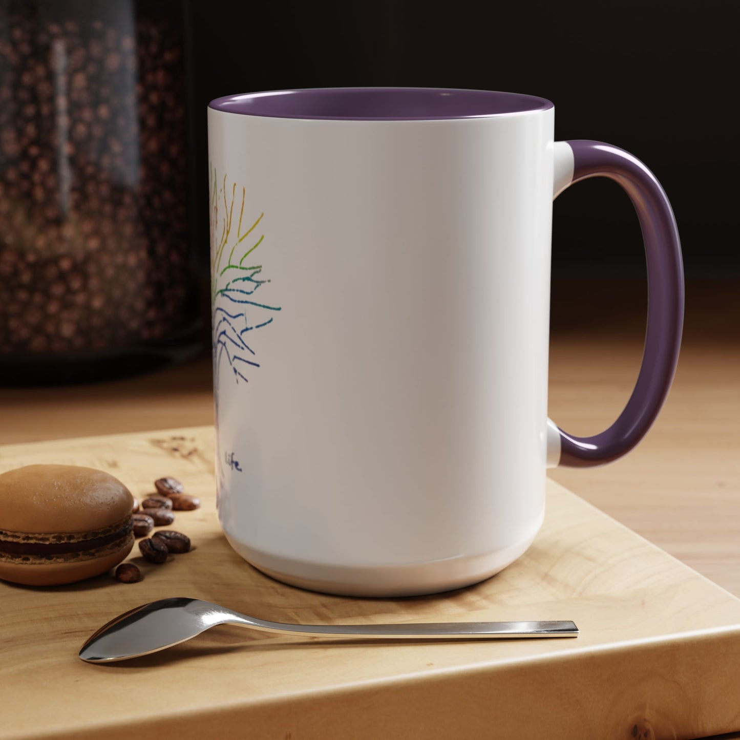 Rainbow Tree Coffee Mug, It’s Just Life
