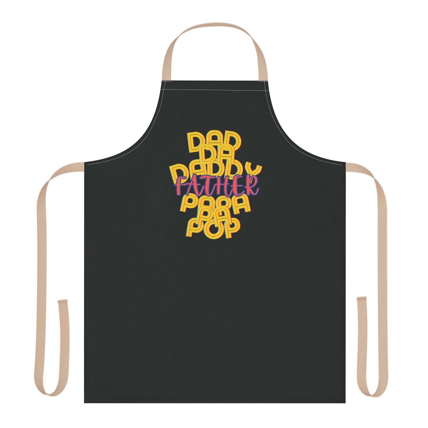 Father Chefs Apron, Love BBQ Cooking Fathers Day Gifts for Men