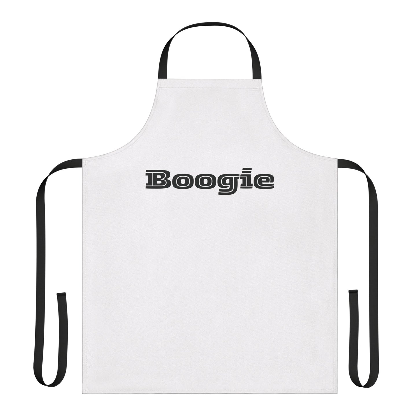 Boogie White Unisex Chefs Apron
