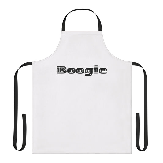 Boogie White Unisex Chefs Apron
