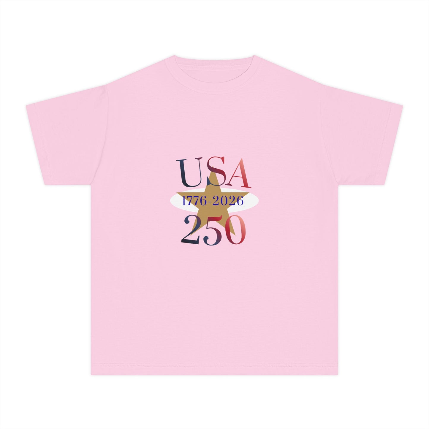 Youth 250th Anniversary USA Patriotic Tee — 1776–2026 Commemorative Shirt