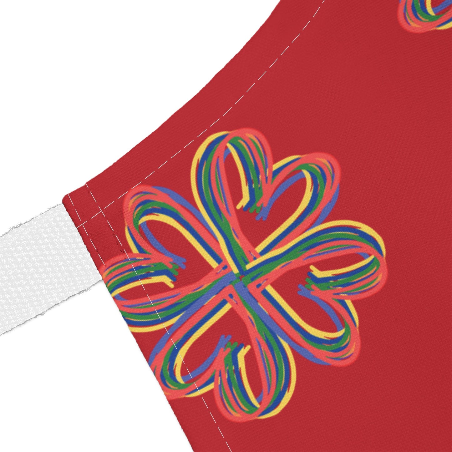 Red Colorful Floral Unisex Chefs Apron, Grilling, Cooking, Kitchen, Gender Neutral, Gifts, Women, Men, Friends, Teens, Birthday, Christmas
