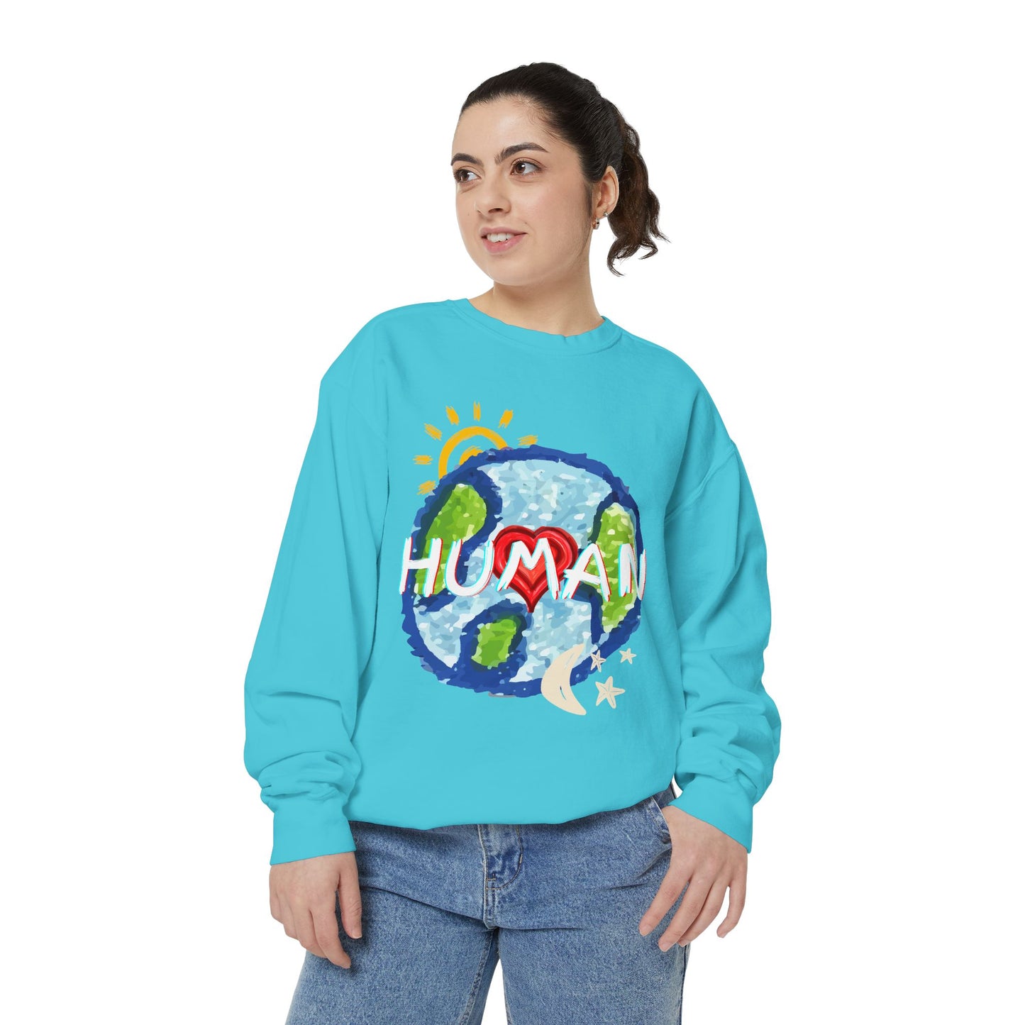 Human World Graphic Unisex Sweatshirt