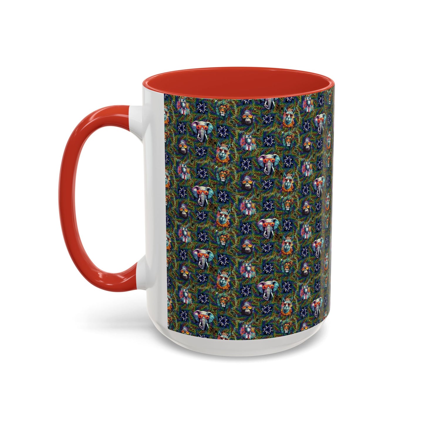 Wild & Cool Creatures Coffee Mug, Tea Cup, 5 Colors, Ceramic, BPA-Free, Gift Mom Dad Teen Kid Friend Coworker Birthday Christmas Cheap Gift