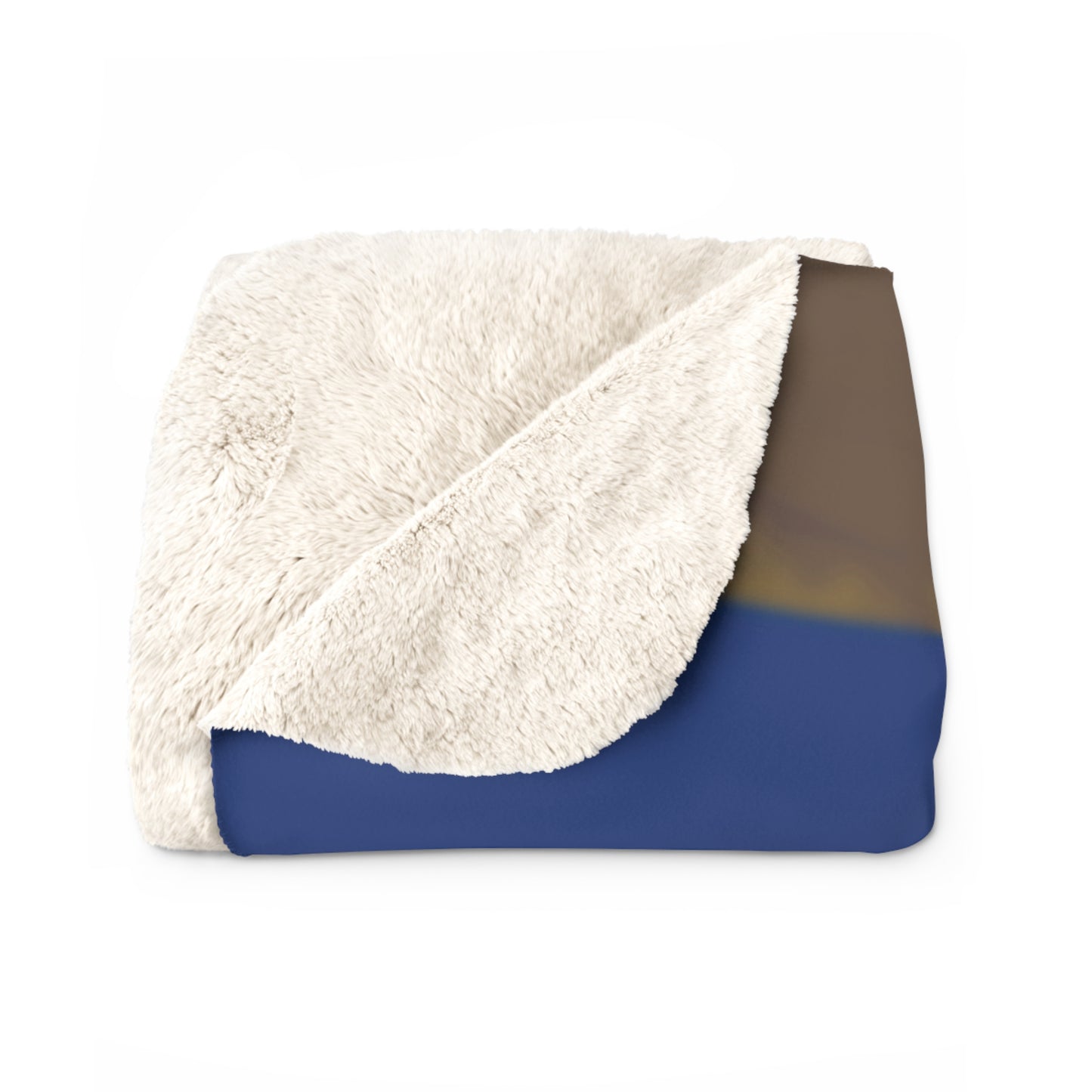 Rabbit Moon Blue Sherpa Fleece Blanket, Bunny, Sleep, Calm, Home Decor, Warm, Soft, Cozy, Gender Neutral, Gift, Throw, 50x60 60x80
