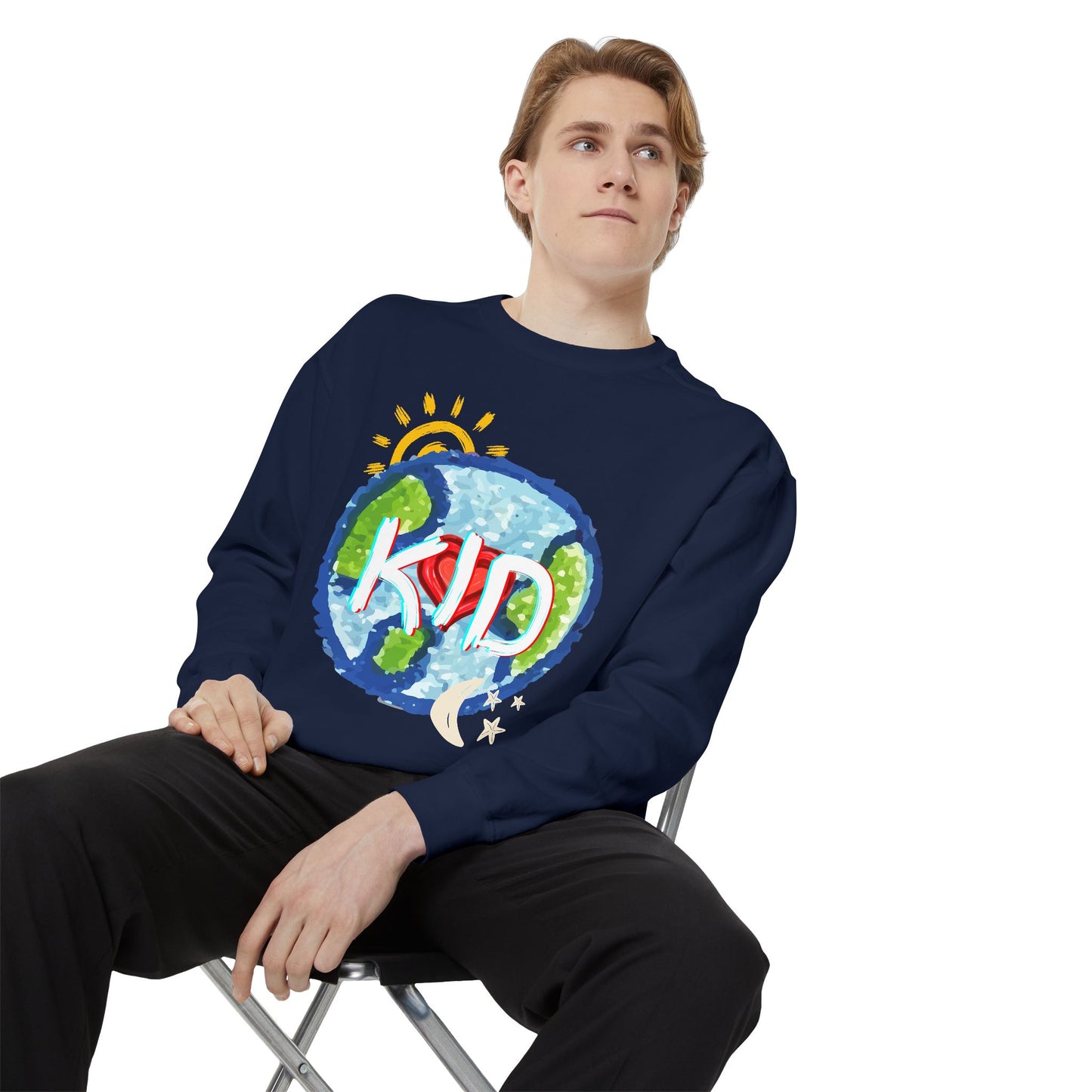 Kid World Graphic Unisex Sweatshirt